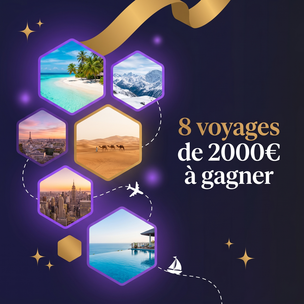 Illustration de la dotation voyages MagicBeez