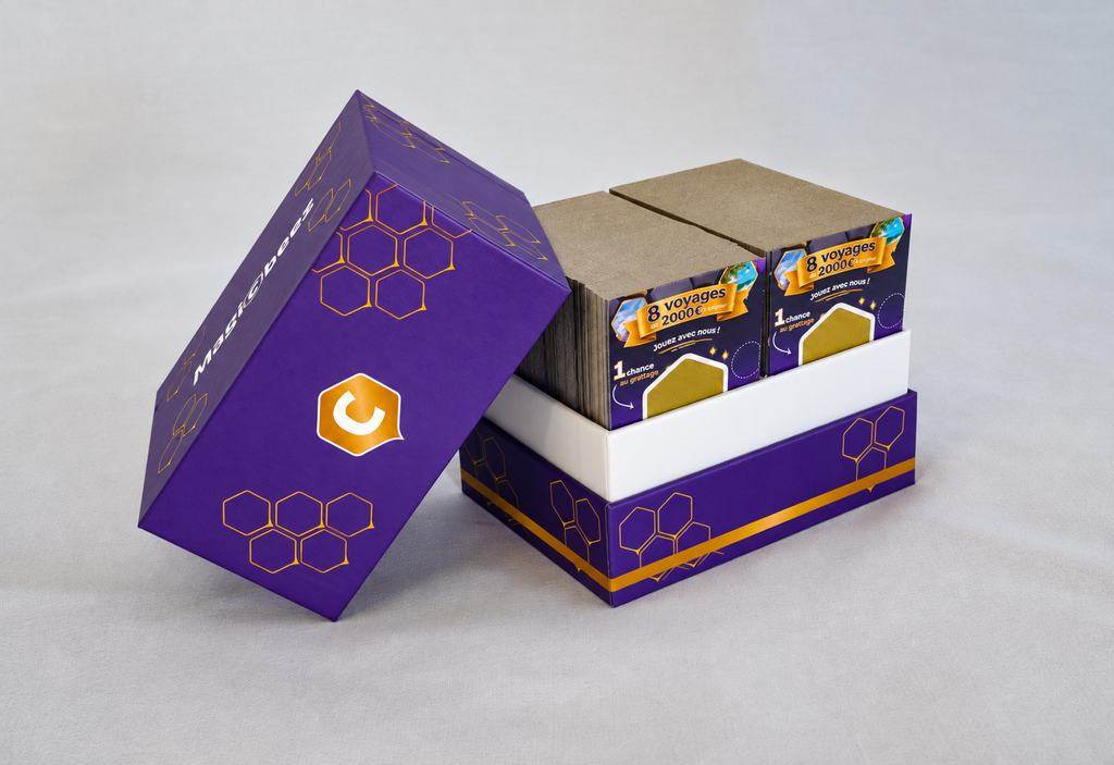 Campagne MagicBeez — boîte de 500 tickets